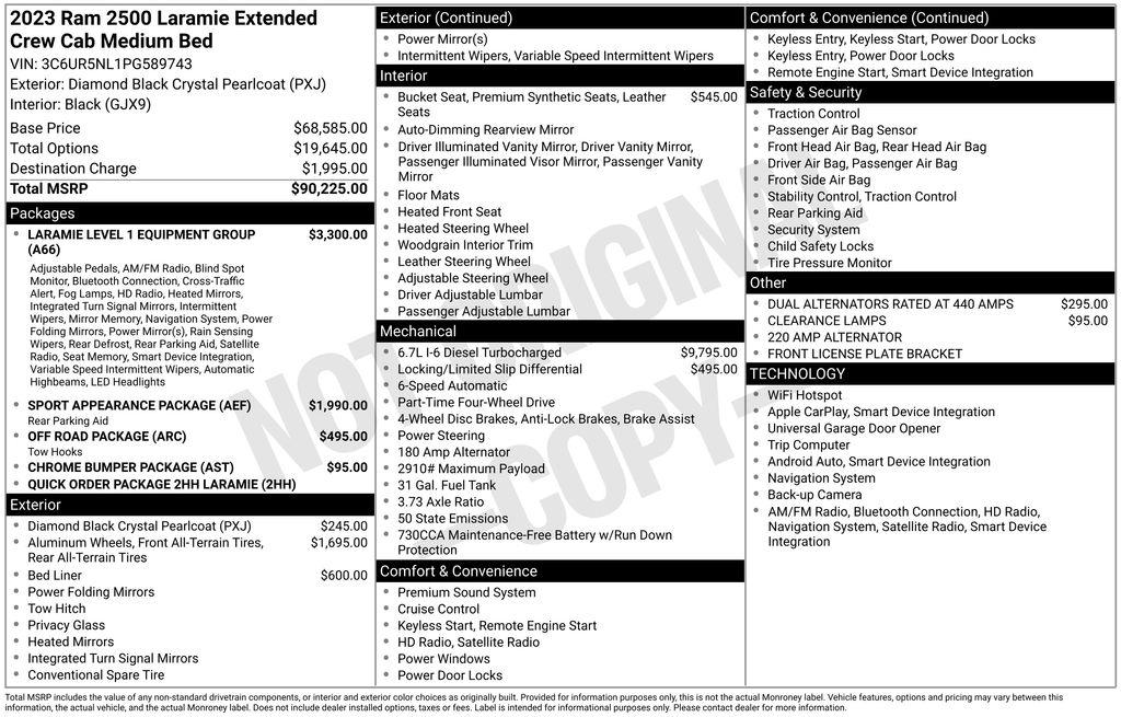 ram ram 2500 pickup 2023 3C6UR5NL1PG589743 image ram ram 2500 pickup 2023 3C6UR5NL1PG589743 image